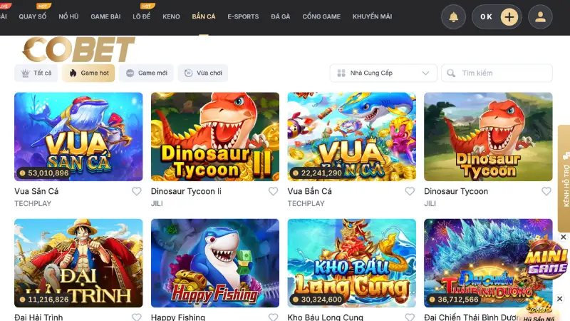 Bắn cá đổi thưởng - Thử thách kỹ năng và sự may mắn
