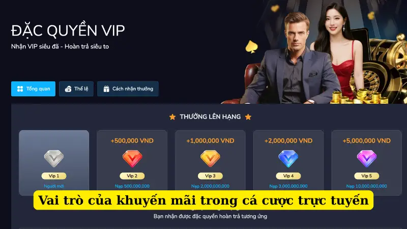 Vai trò của khuyến mãi trong cá cược trực tuyến