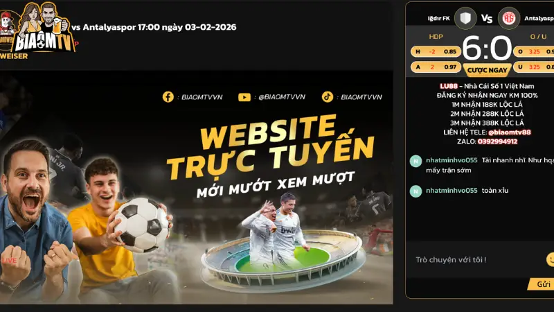 Ưu điểm nổi bật khiến Biaomtv được ưa chuộng